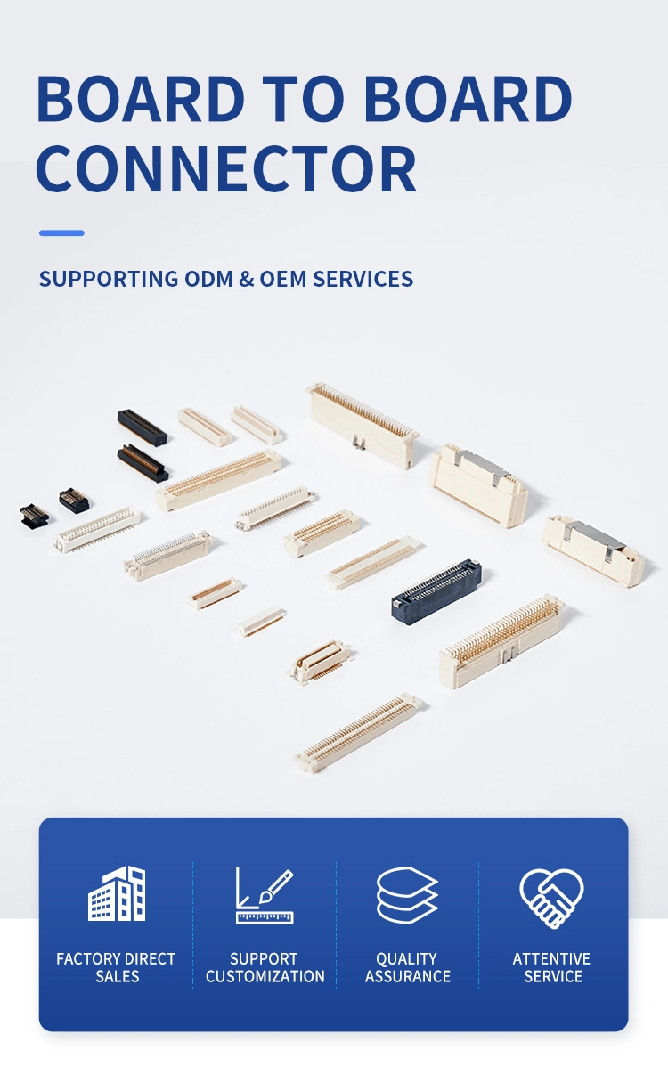 Sample Customization 0.635mm High Quality PCB Connector High Temperature Resistant 60p LED Board to Board Connectors